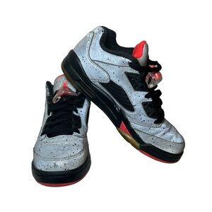 Nike AIR JORDAN Retro 5 Low NEYMAR SILVER INFRARED BLACK 3M 846315-025‎ SIZE 6